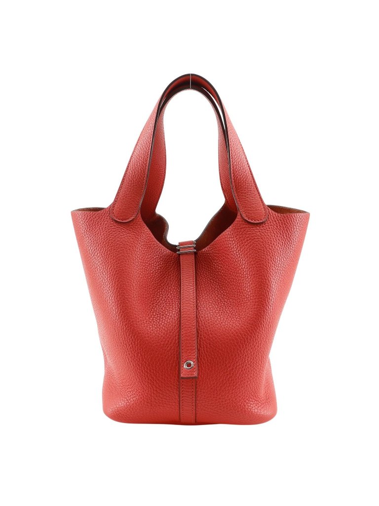 Hermes Picotin Lock 22 Taurillon Clemence Pink C Handbag